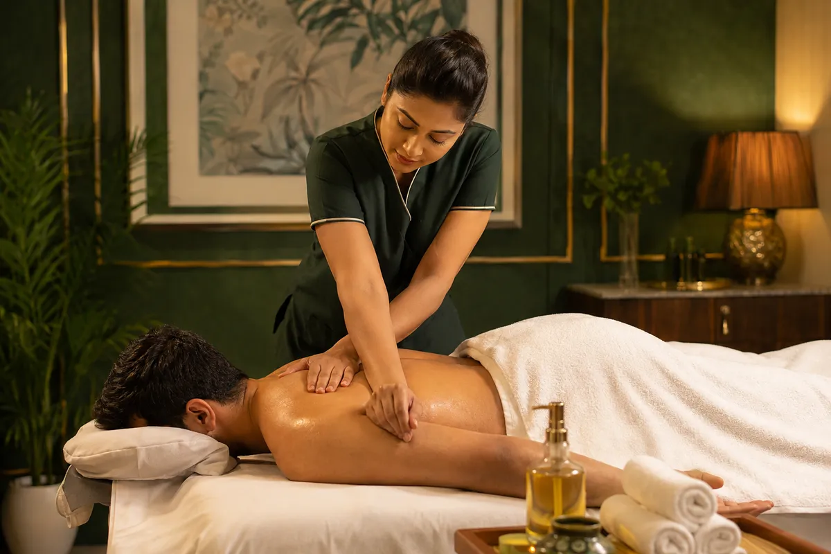 Deep Tissue Massage Therapy at The Cloud Spa Gomti Nagar