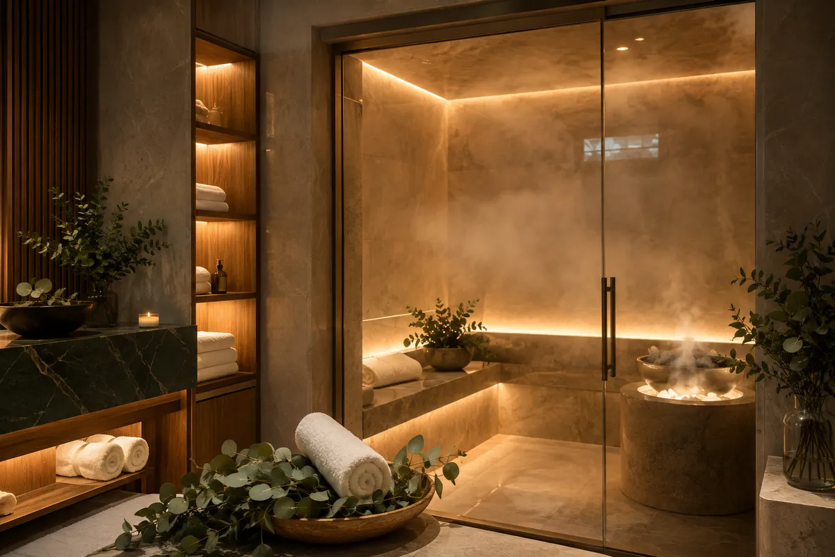 Herbal Detox Steam Chamber at The Cloud Spa Lucknow