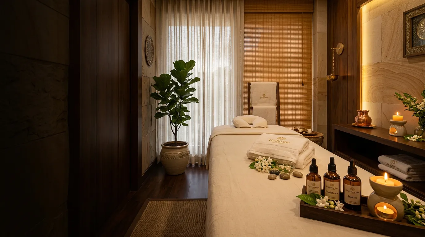 Luxury spa interior in Gomti Nagar, Lucknow
